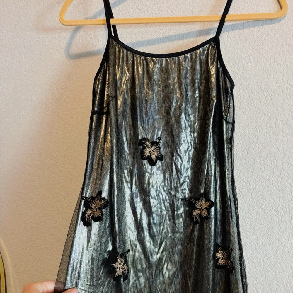 Vintage Sheer Maxi Dress - Picture 2 of 8